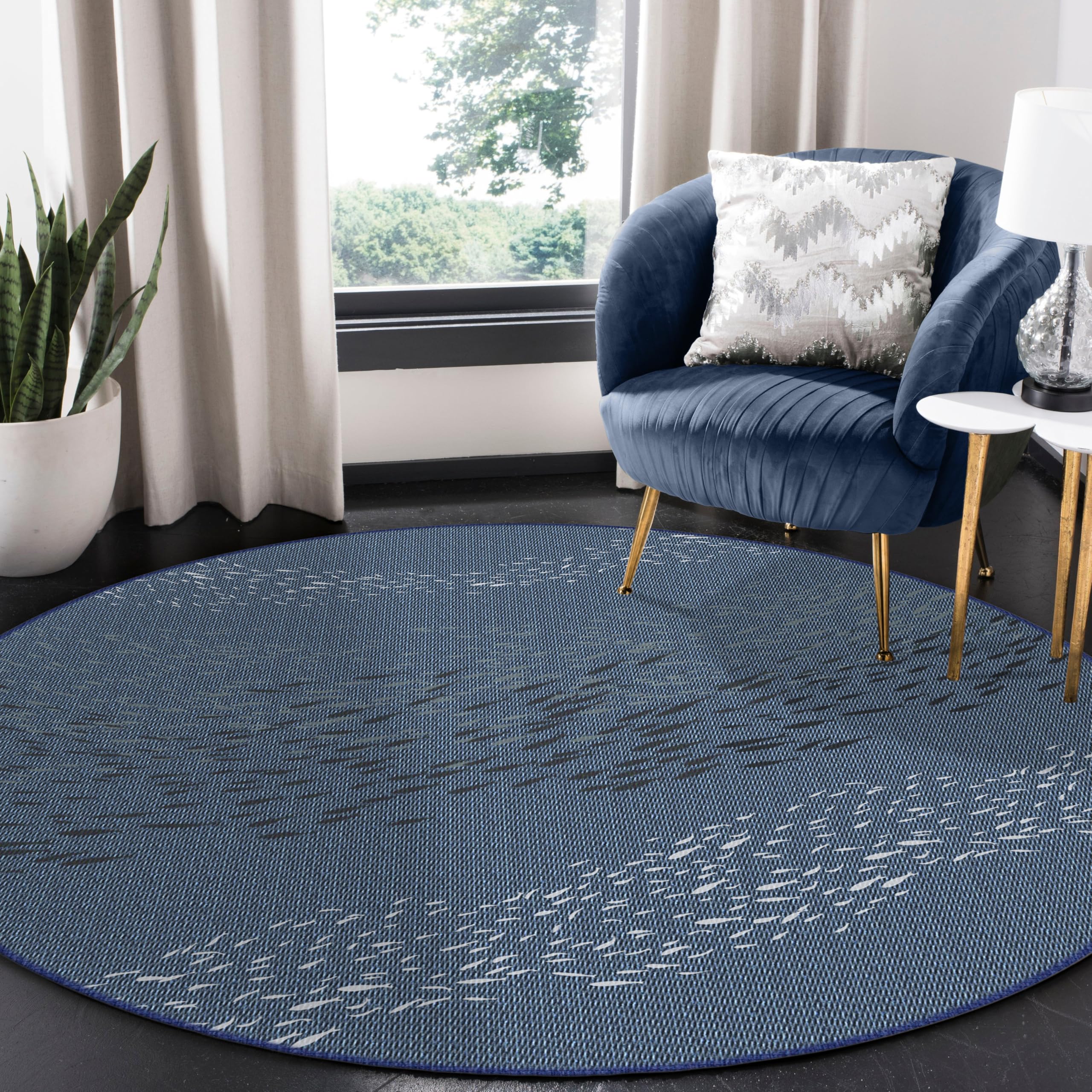 Liora Manne Carmel Indoor/Outdoor Round Rug 7'10