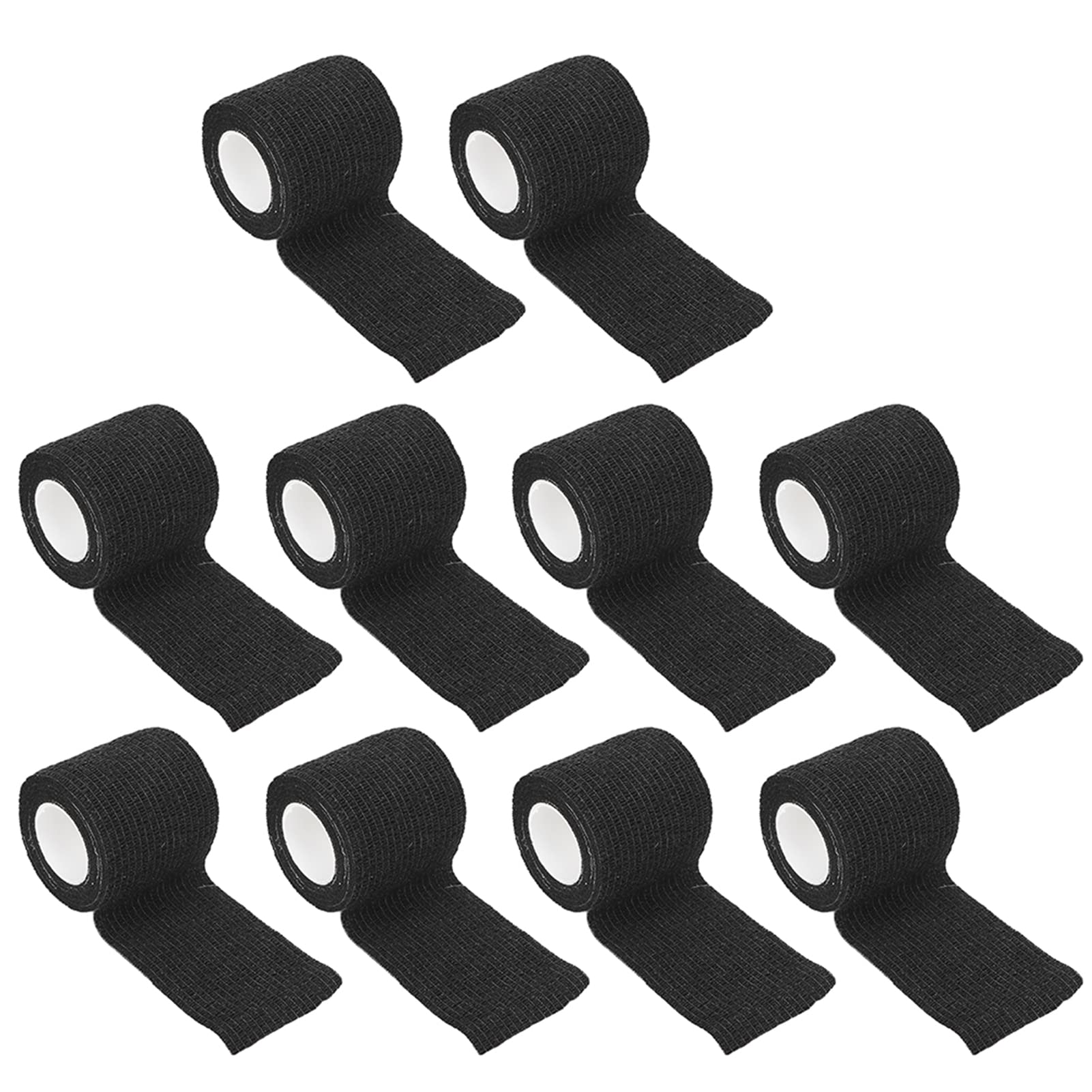 Elastic Adjustable Anti-Slip Tattoo Handle Bandage Wrap - Black - Multi-Functional Sports & Fitness Support - Ideal for Tattoo Aftercare, Workout Protection & Injury Recovery