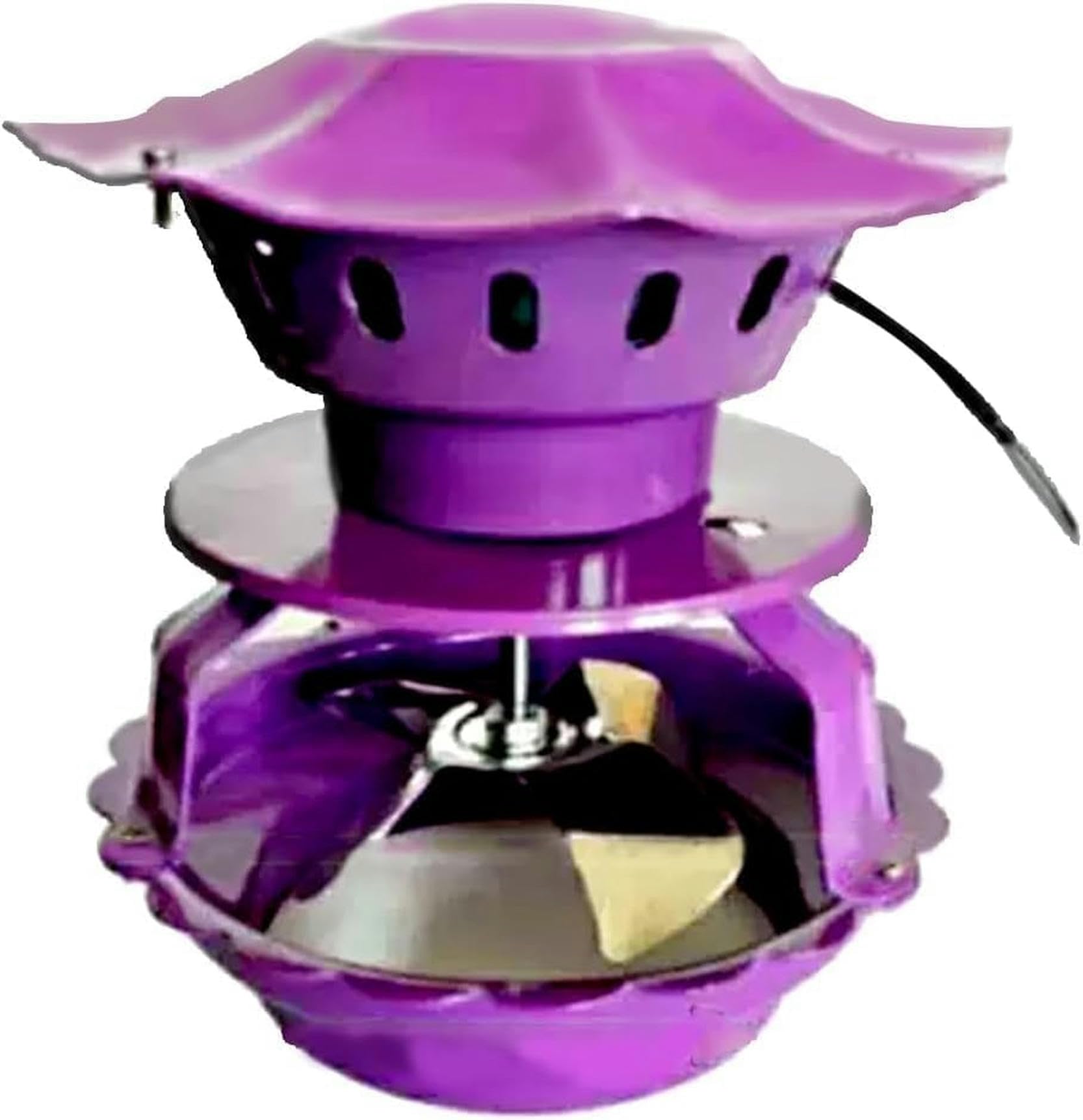 High Power 100W Induced Draft Fan - Household Roof Chimney Exhaust Smoke Machine, Fireplace Ventilation Fan with Durable Motor (Color: Default) - Perfect for Kitchen, BBQ, Fireplace & Industrial Smoke Removal
