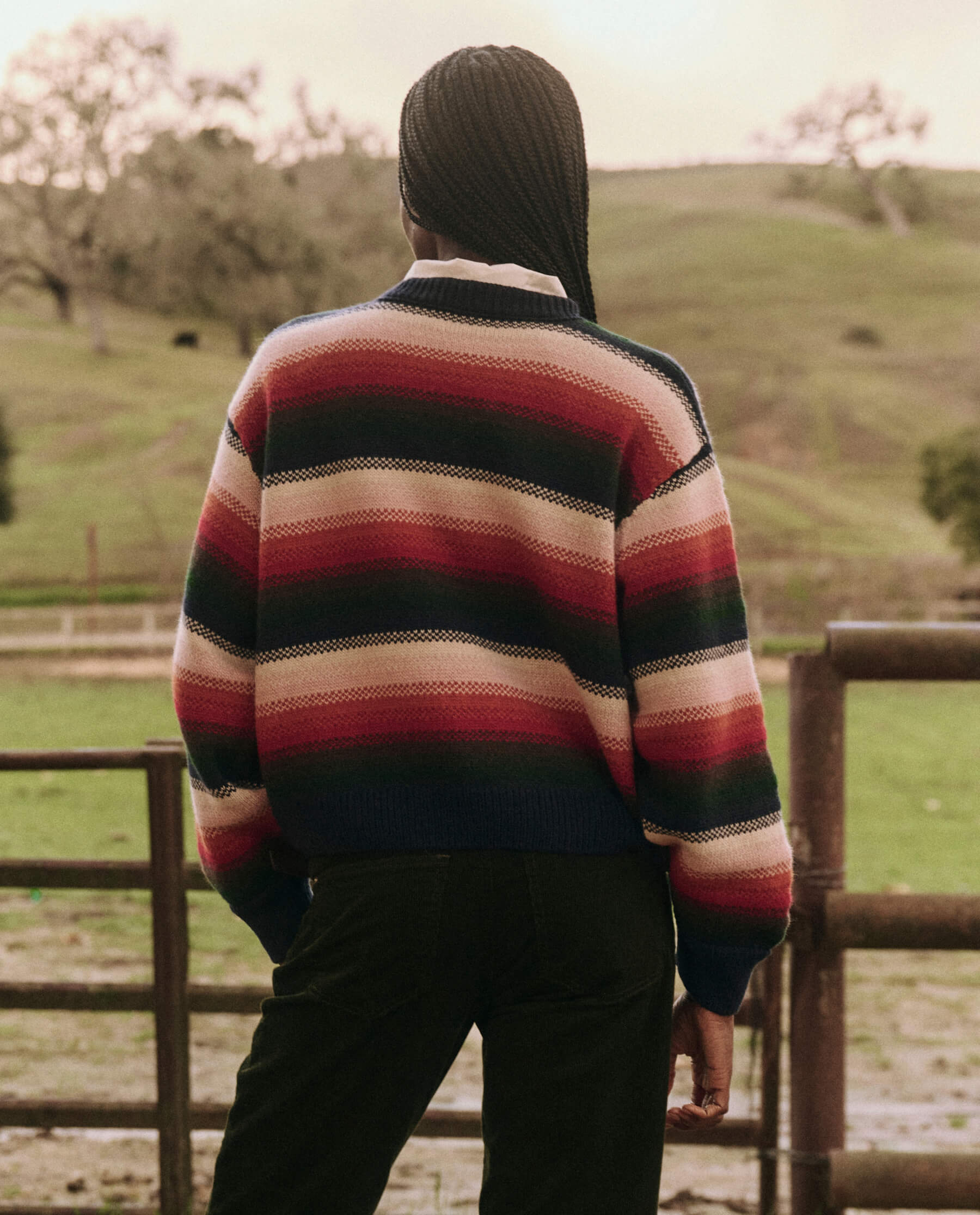 The Bubble Pullover - Stylish Reflection Stripe Sweater for Women | Cozy Knit Top for Casual Outings & Layered Winter Fashion