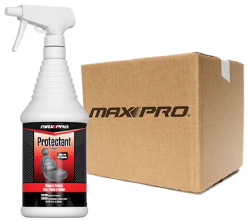 Max-Pro P32-003-081-12PK Premium Surface Protectant Spray - 32 oz Bottle (12-Pack) - Ideal for Leather, Vinyl & Plastic Car Interiors, Furniture & Outdoor Gear Protection