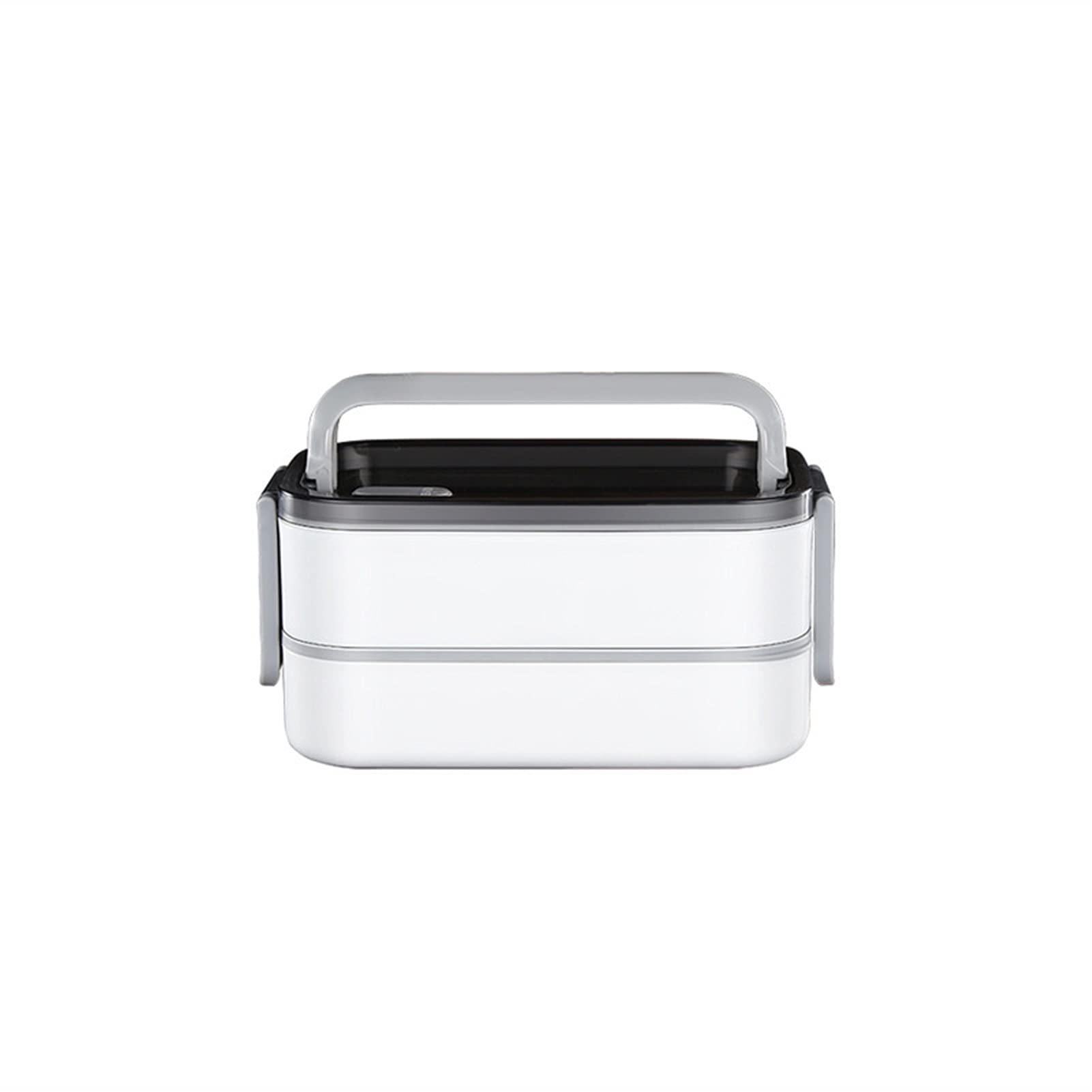 Premium Stainless Steel Insulated Lunch Box with Leak-Proof Lid - 3-Layer Thermal Food Container for Office, School & Picnics - Microwave Safe & Portable Meal Prep Box (Silver, 3 Compartments) - Ideal for Healthy Meals, Work Lunches & Outdoor Activities