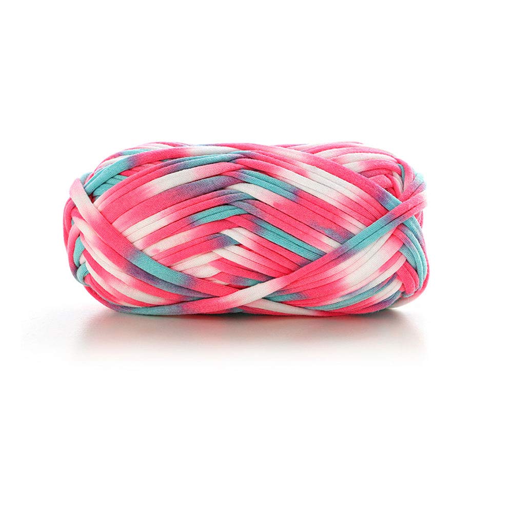 DIY T-Shirt Yarn - 100g Bulky Fettuccini Zpagetti Yarn for Crocheting Bags, Bowls & Wall Hangings | Eco-Friendly Upcycled Cotton Yarn for Crafting, Home Decor & Gift Making