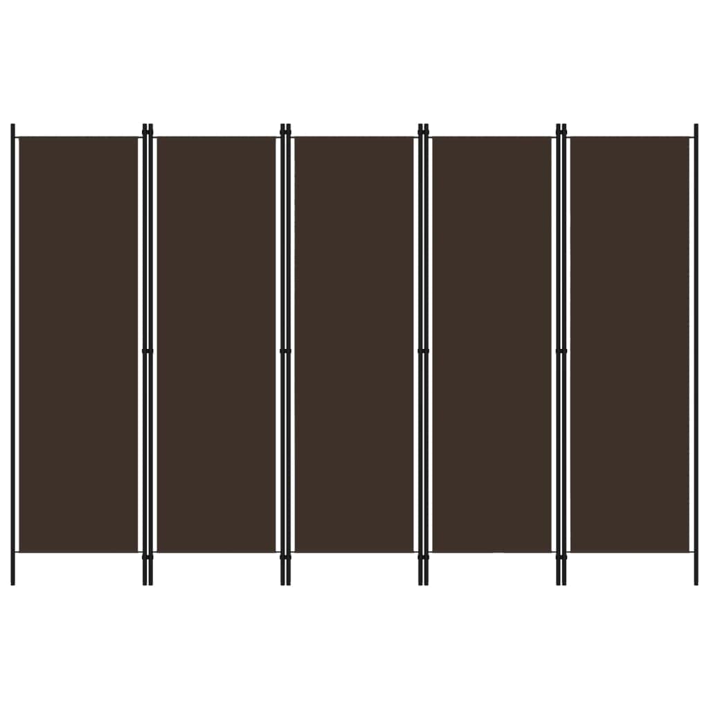 CHARMMA 5-Panel Folding Room Divider Screen - 98.4