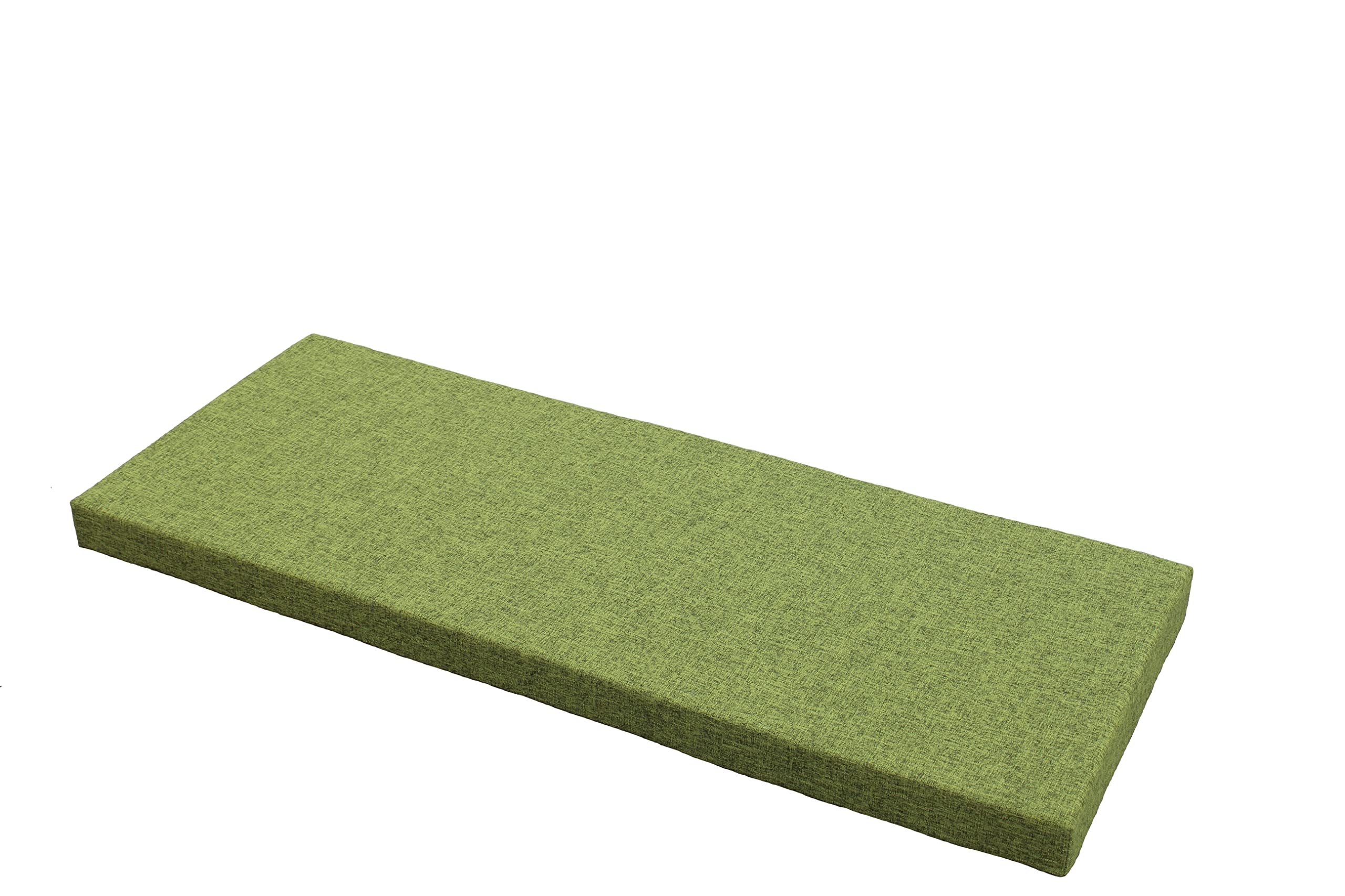 Custom Size Bench & Window Seat Cushions - Indoor Spreedling Cushion for Settee, Sofa & Bay Window (Spring Grass Green) - Perfect for Home Decor, Reading Nooks & Cozy Seating Areas