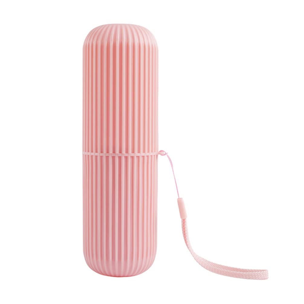 Zerodeko Travel Toothbrush & Toothpaste Set - Compact Portable Toothbrush Holder with Case & Toothpaste Container - Perfect for Camping, Hiking, Airplane & Business Trips