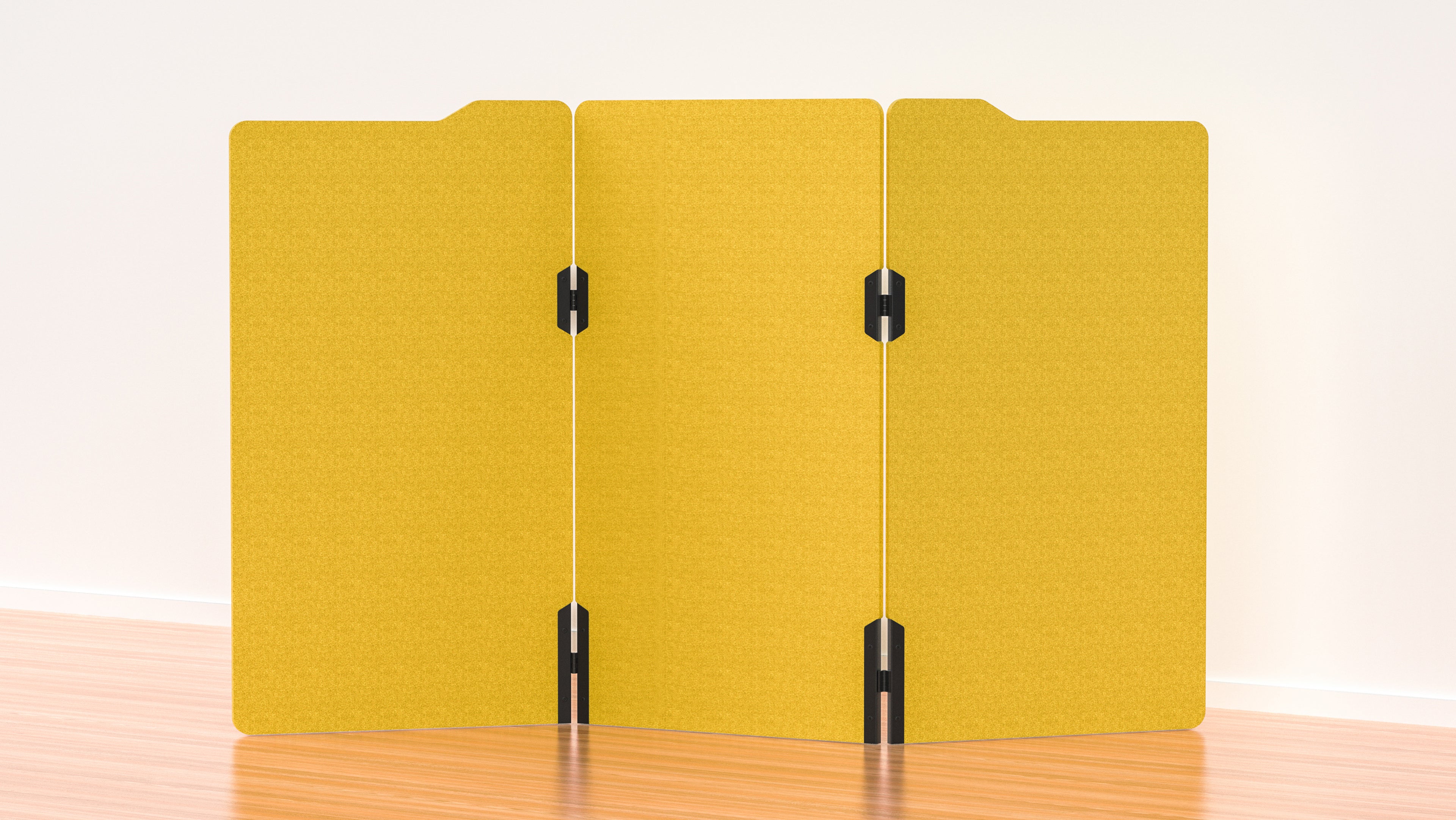 Milford 3-Panel Acoustic Freestanding Room Divider - 1000x1800mm Soundproof Partition Screen for Office, Home & Studio - No Feet Design