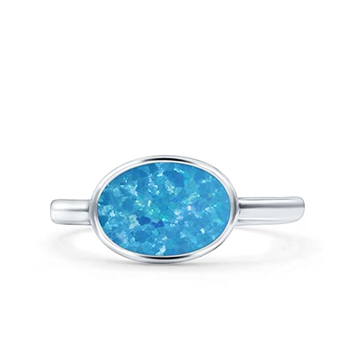 Lab Created Blue Opal