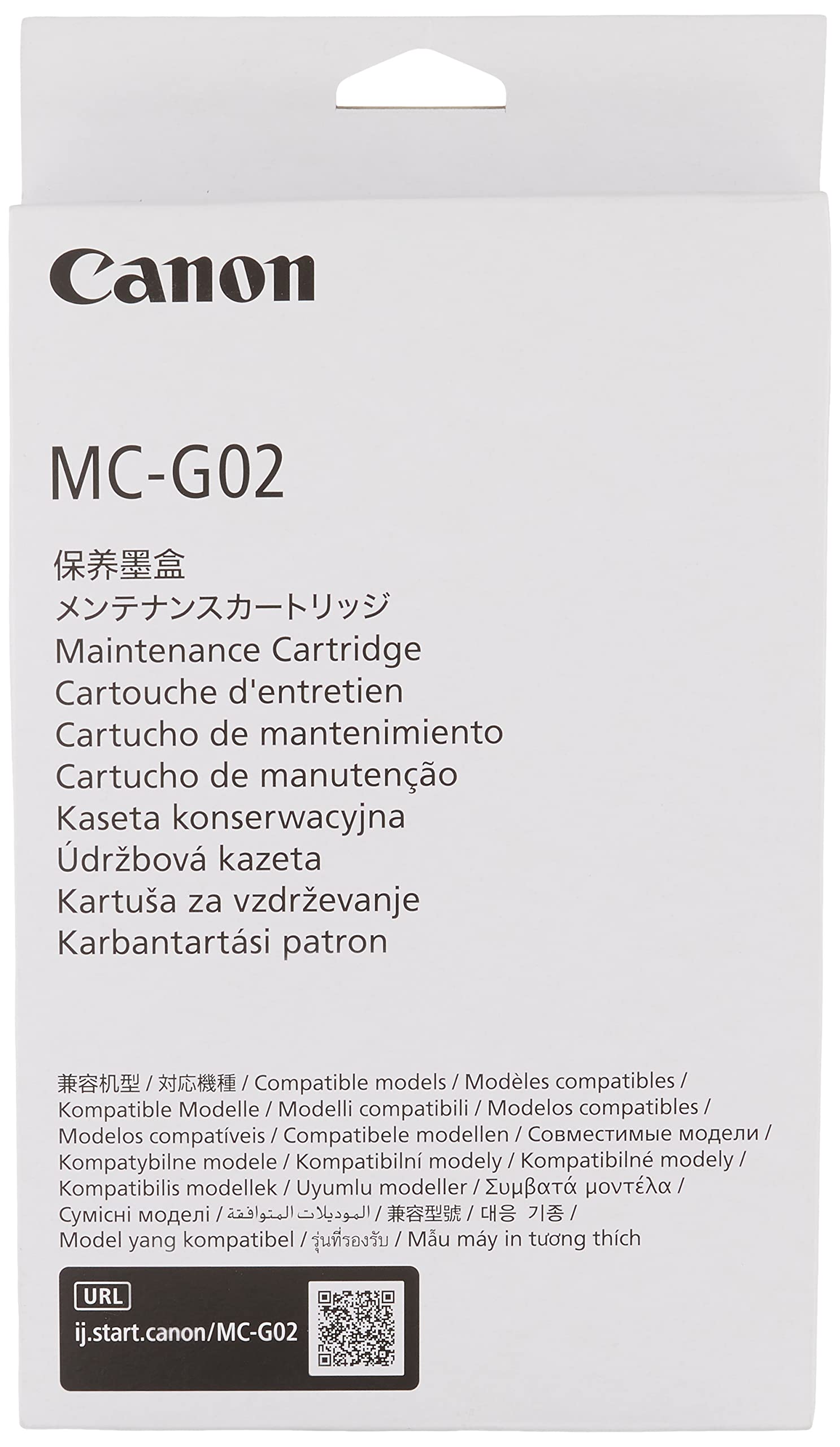 Canon MC-G02 Maintenance Cartridge - Compatible with PIXMA G3020 & G Series G3360 Printers - Ideal for Home & Office Printing Needs