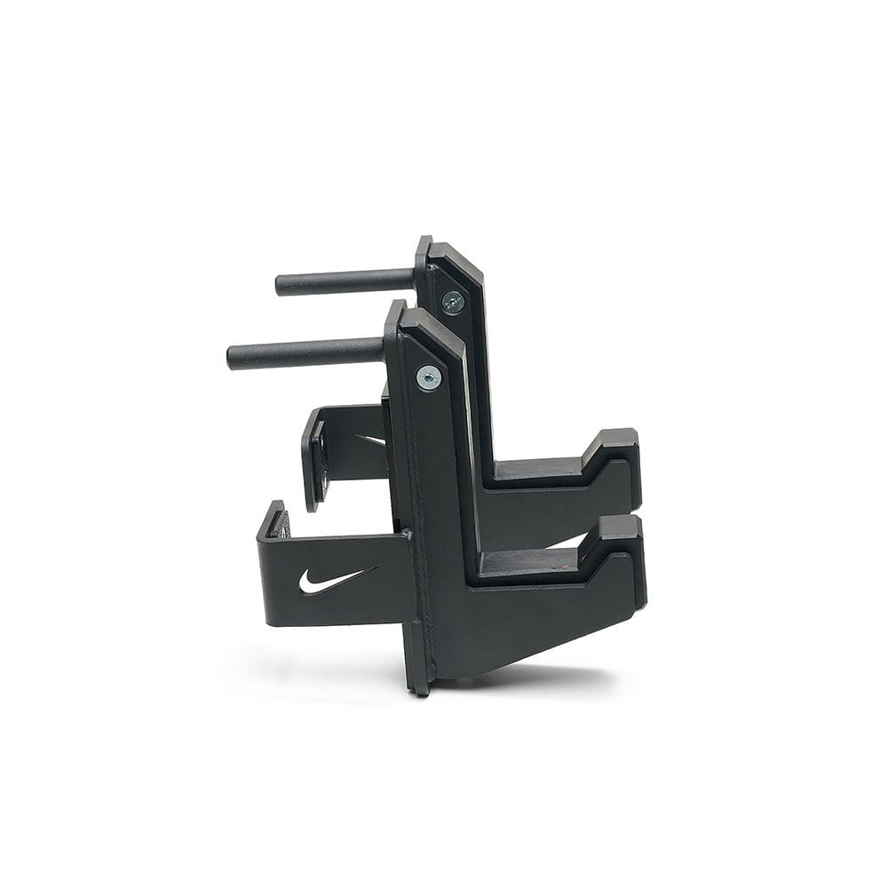 Nike Premium J Hooks - Heavy Duty Weightlifting Barbell Supports for Power Racks & Squat Stands - Perfect for Home Gym & CrossFit Training