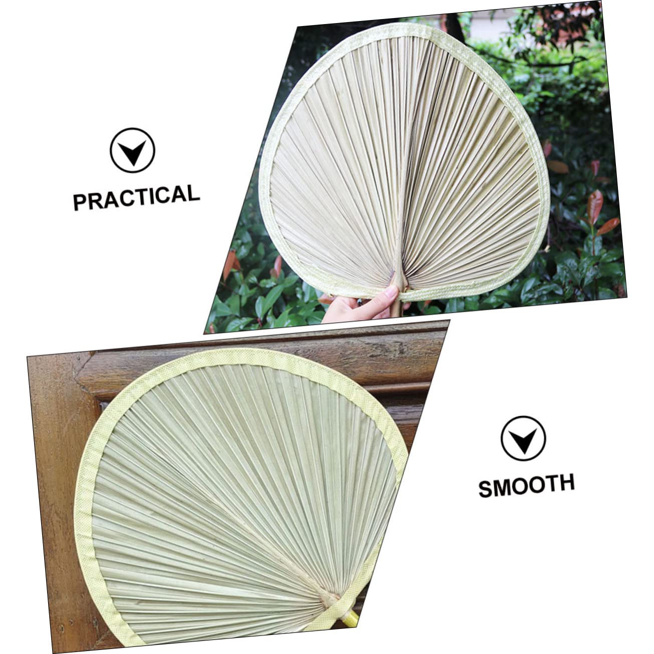 Handmade Seagrass Banana Leaf Fan - Natural Eco-Friendly Wall Decor for Summer, Boho Home Decor, Indoor Hand Fan for Cooling - Perfect for Living Room, Bedroom, Beach House & Tropical Themed Parties
