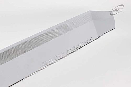 **2019-2020 Hyundai Santa Fe Chrome Hood Guard - Heavy Duty Bonnet Protector (1-Piece) for Off-Road & Highway Driving**