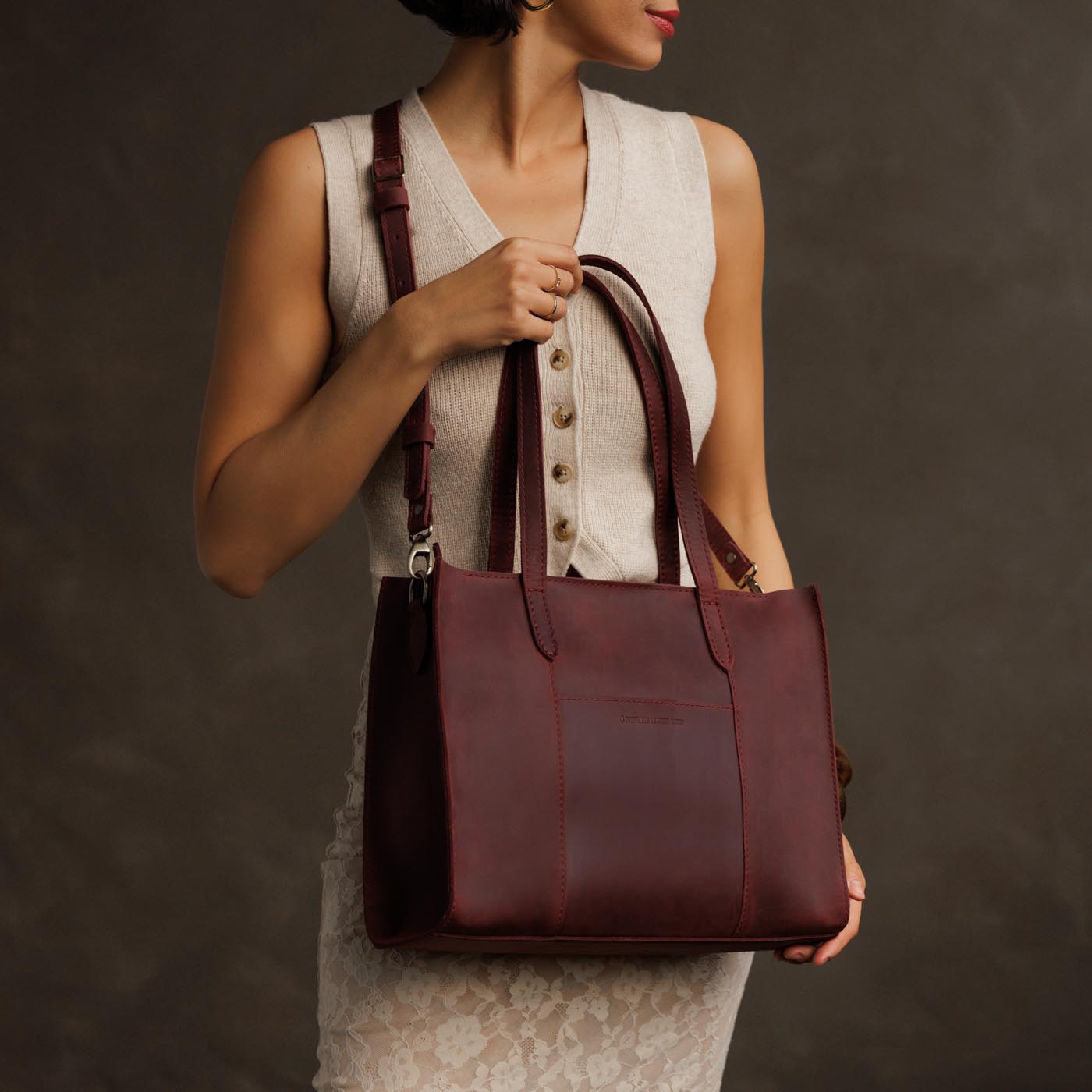Large Lola Zipper Crossbody Tote Bag for Women - Stylish & Spacious Shoulder Purse for Work, Travel & Everyday Use