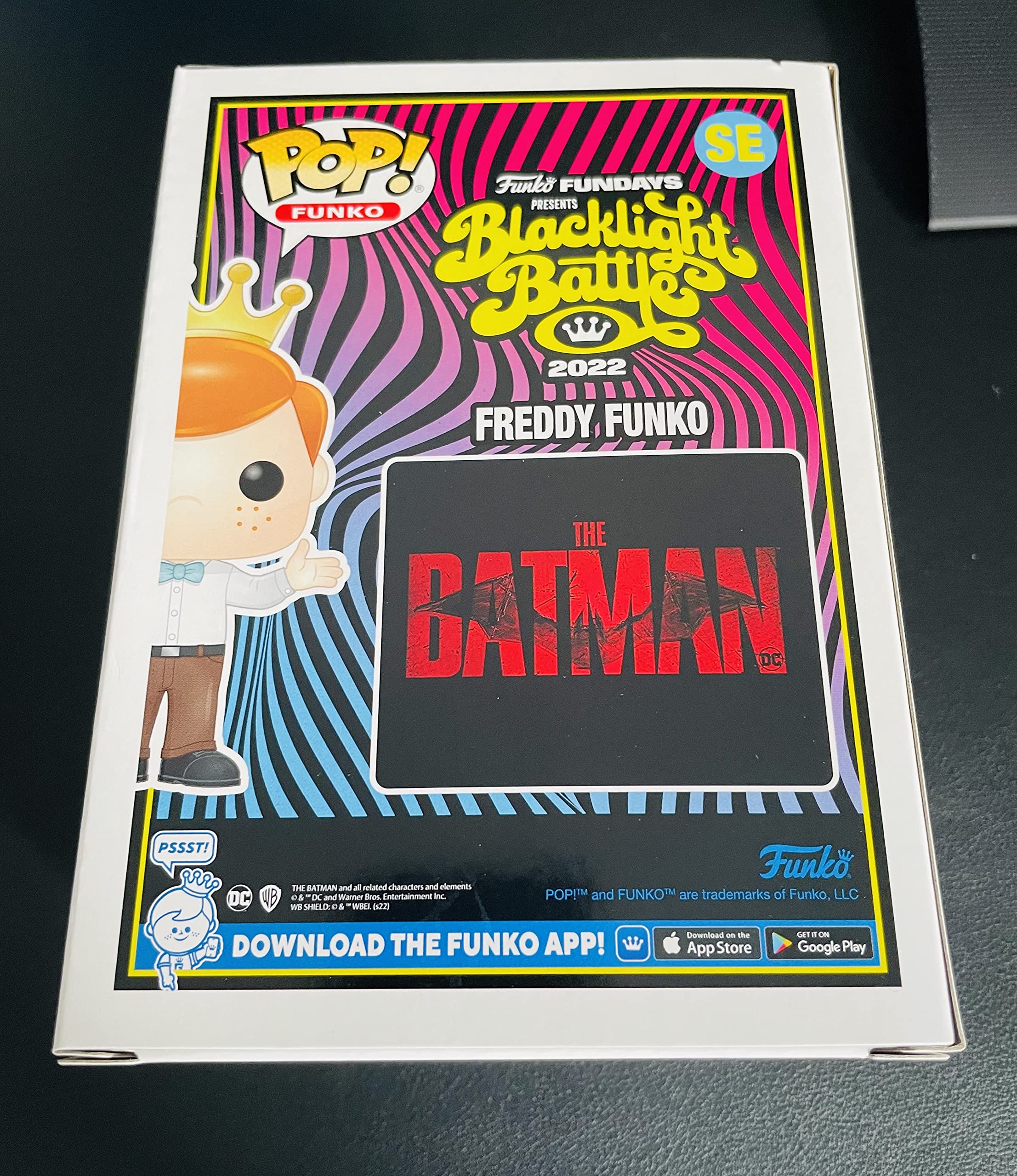 SDCC Exclusive Freddy Funko Batman Limited Edition Vinyl Figure (Only 4000 Made) - Perfect for Collectors, DC Fans & Pop Culture Enthusiasts