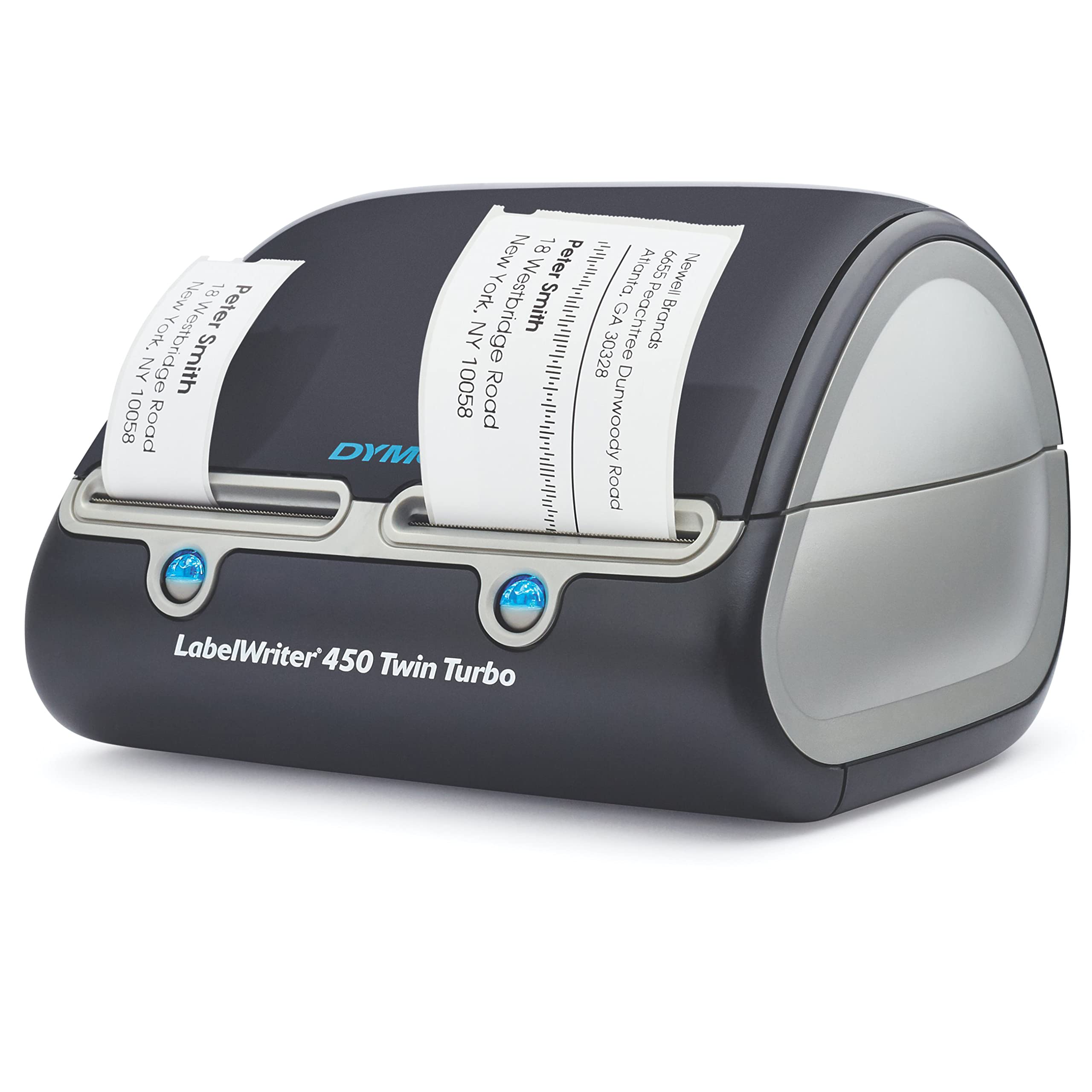 DYMO LabelWriter 450 Twin Turbo Direct Thermal Label Printer - High-Speed USB Barcode Label Maker (71 Labels/Min, 300x600 DPI, 2.2