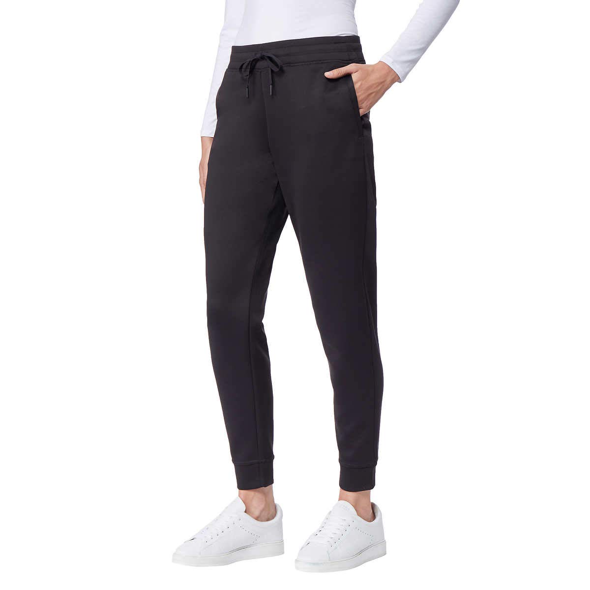 32 Degrees Heat Women's Tech Fleece Jogger Pants - Soft Thermal Winter Running Pants for Women, Warm Fleece-Lined Workout Leggings - Perfect for Yoga, Gym, Lounge & Cold Weather Activities