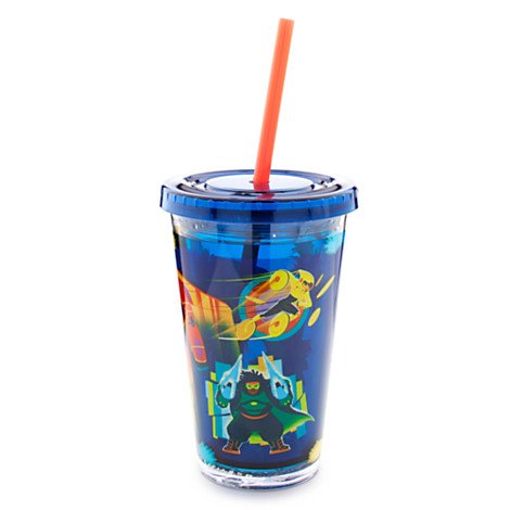 Disney Big Hero 6 Stainless Steel Tumbler with Lid and Straw - 20oz Insulated Travel Mug for Kids, Hot & Cold Drinks - Perfect for School, Sports, and Outdoor Activities