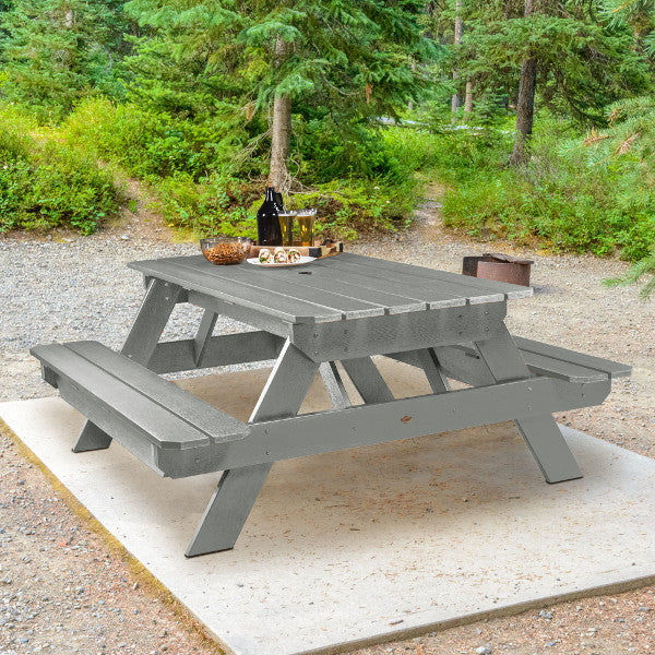 Heavy Duty Sequoia Professional Commercial Grade Picnic Table - Outdoor Dining, Park, Camping & Backyard Use