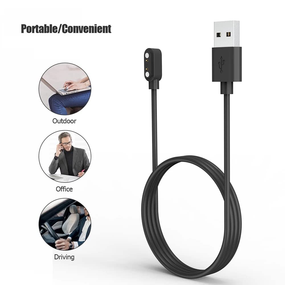 2 Pack Replacement Charger for Xplora XGO 2 Smart Watch - Magnetic Charging Cable Cord Compatible with Xplora XGO2 Smartwatch Accessories - Perfect for Home, Office & Travel Use