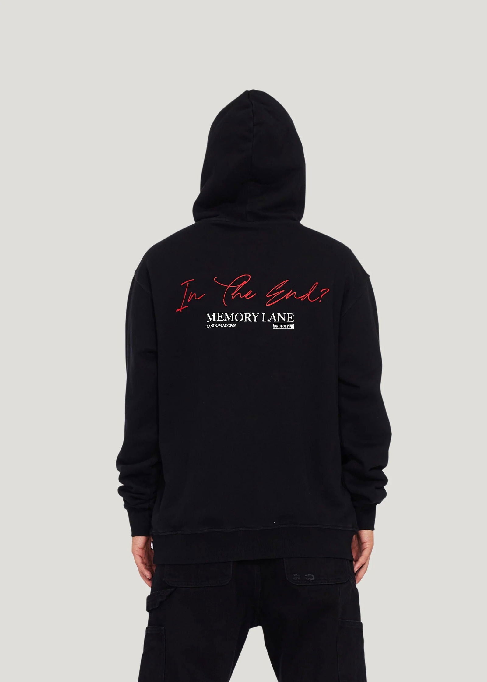 Vintage Black MEMORY LANE T3 Skull Hoodie - Gothic Streetwear for Men & Women | Perfect for Halloween, Concerts, and Casual Outfits