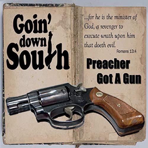Preacher Got A Gun - Christian T-Shirt with Bible Verse - Funny Religious Apparel for Church, Youth Group & Christian Events