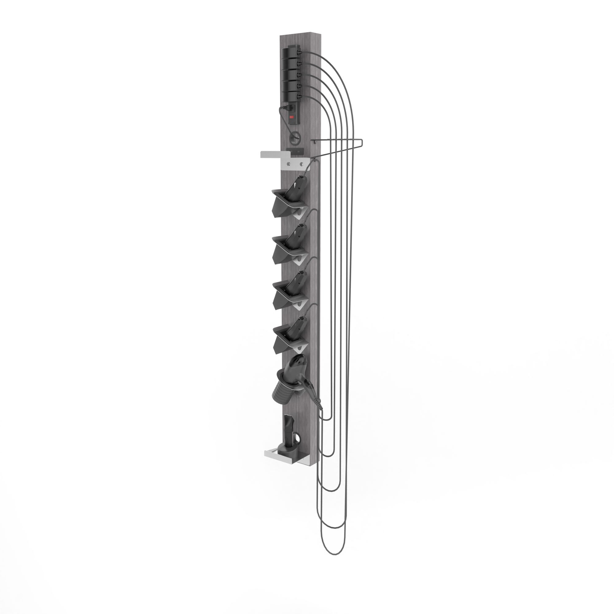CORDERLY Wall Mounted Organizer System - Space Saving Storage Solution for Home, Office & Garage - Perfect for Tools, Keys & Small Items