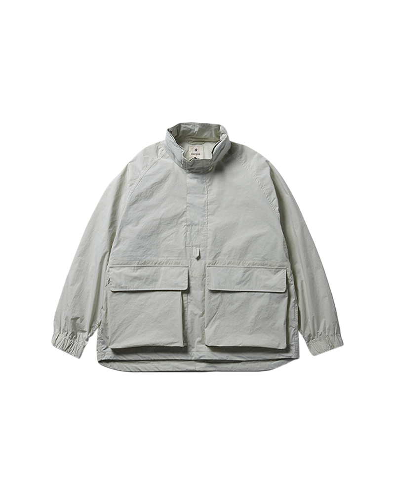 Indigo Cotton/Nylon Anorak Jacket - Lightweight Water-Resistant Outdoor Windbreaker for Hiking, Camping & Travel