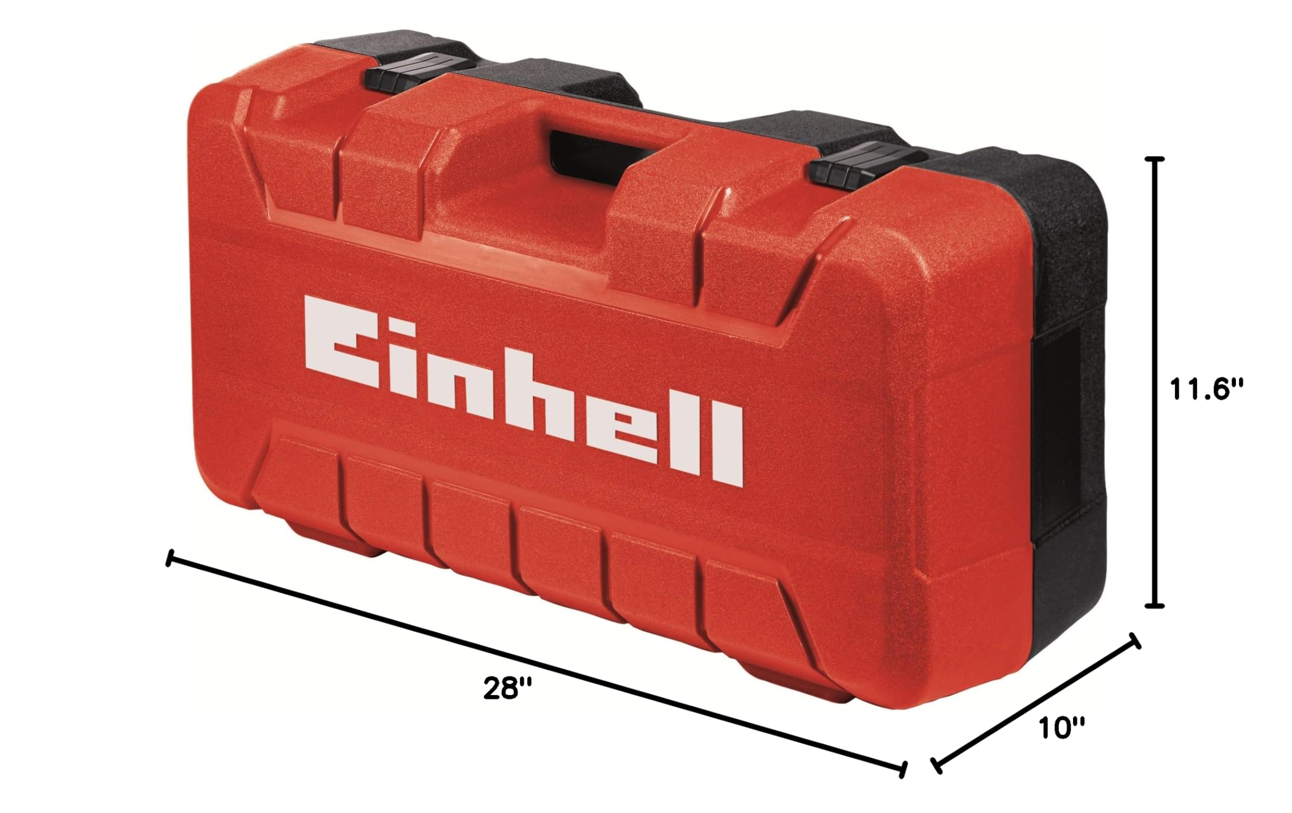 Einhell L70 E-Box Universal Protective Tool Case - Heavy Duty 110-lbs Capacity Storage Box (27.56x9.85x13.78 Inch) - Perfect for Power Tools, Grinders, Drills, Batteries & Accessories - Ideal for Workshop, Garage & Job Site Organization
