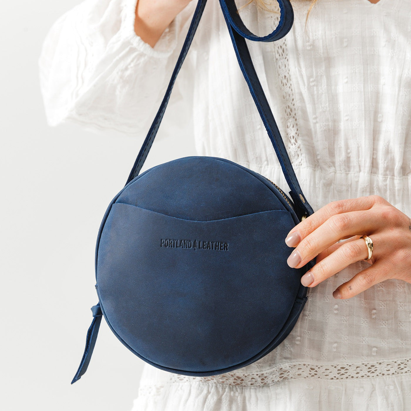 Almost Perfect Circle Crossbody Bag - Stylish & Compact Women's Shoulder Purse for Everyday Use, Travel, and Shopping