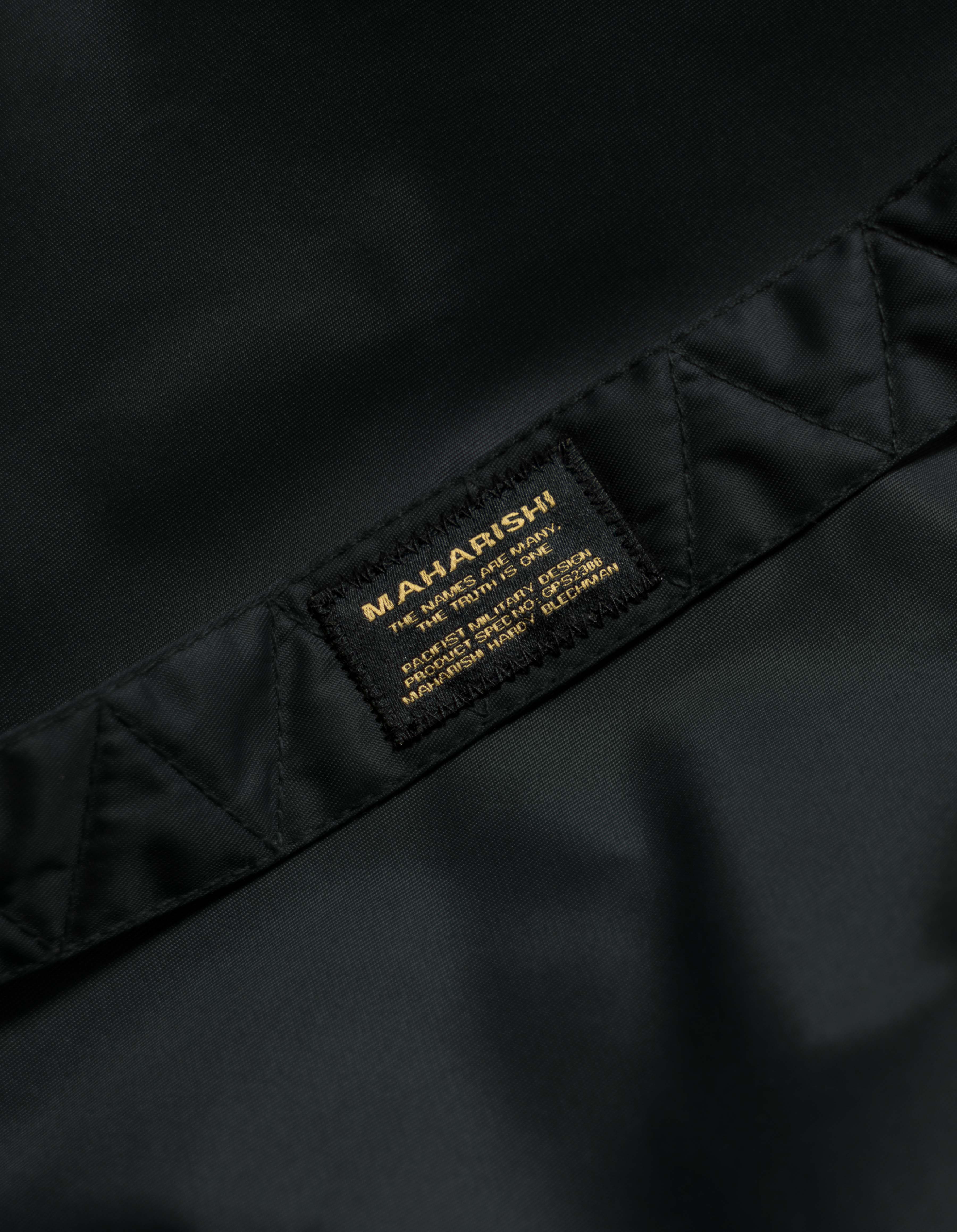 Maharishi 6112 Flight Jacket - Black | Stylish Men's Bomber Jacket for Urban & Outdoor Wear