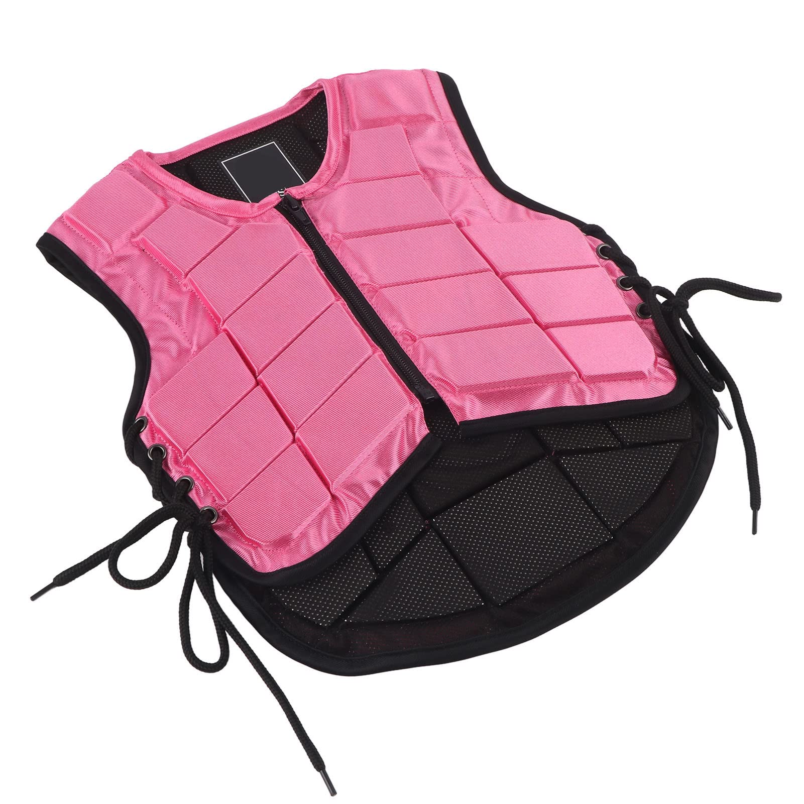 Kids Equestrian Safety Vest - Foam Padded Horse Riding Protective Gear for Girls (Pink) | Ideal for Horseback Riding Lessons, Equestrian Training & Outdoor Activities