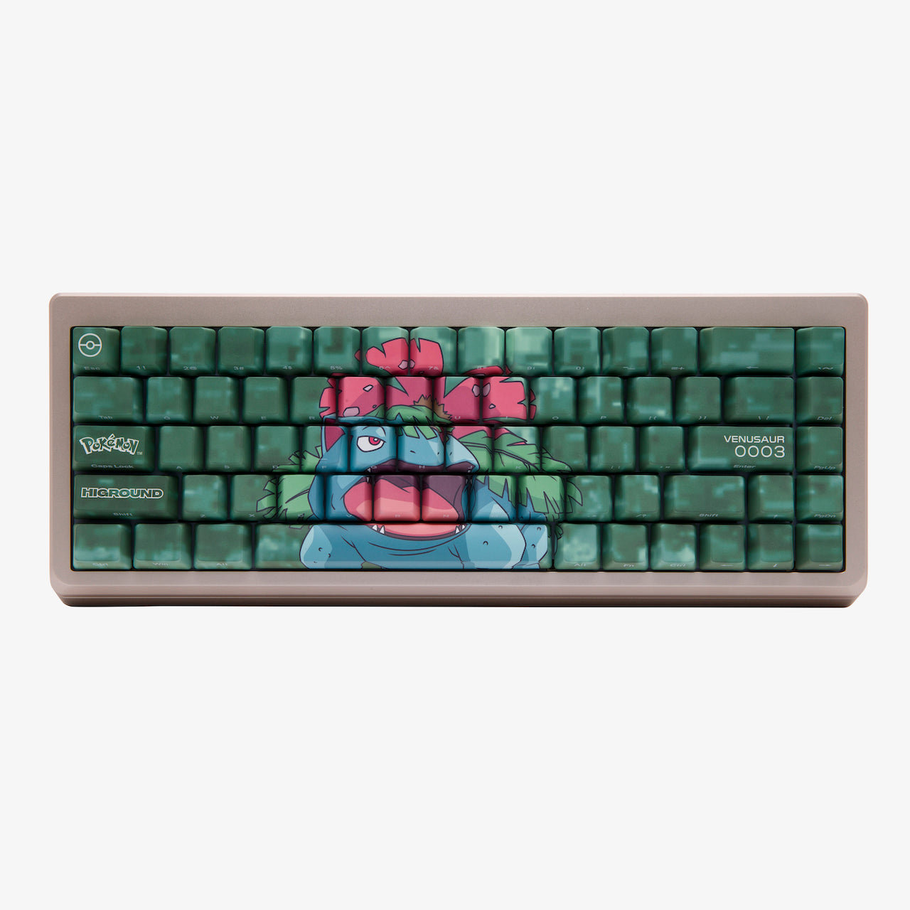 Pokémon HG Summit 65 Keyboard 2.0 - Venusaur Themed Mechanical Gaming Keyboard for PC & Mac | Perfect for Gaming, Typing & Collectors