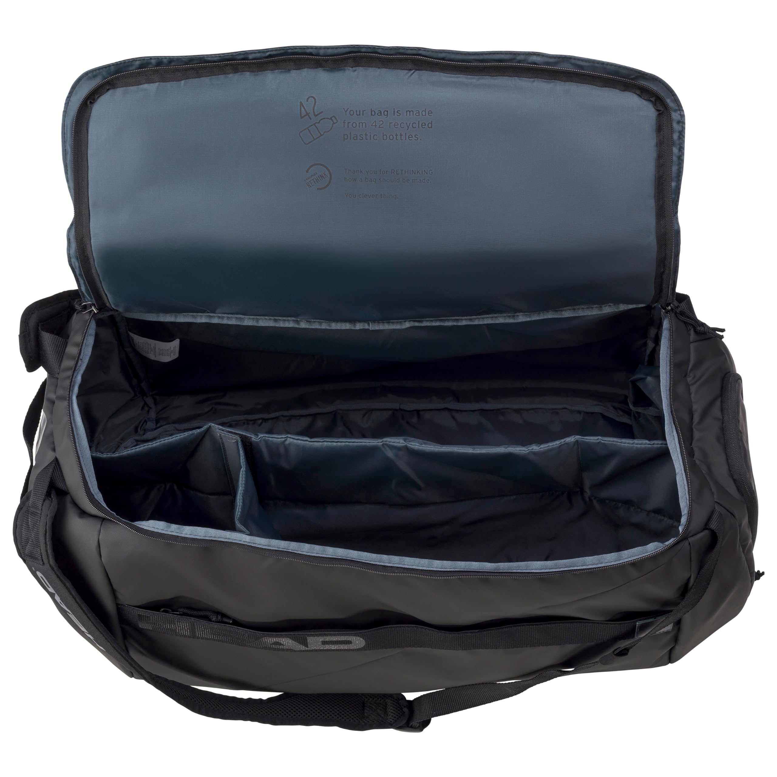 HEAD Pro Duffle Bag for Men & Women - Large Gym Bag with Shoe Compartment - Perfect for Travel, Workout, Sports & Weekend Getaways