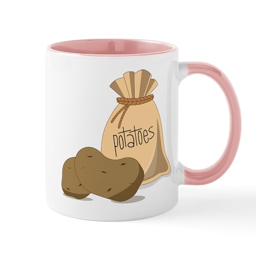 White/Pink Inside - Potatoes Mug