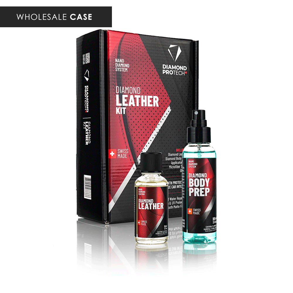 Premium Diamond Leather Kit - Luxury Leather Case for Jewelry & Accessories | Perfect for Travel, Storage & Gifting