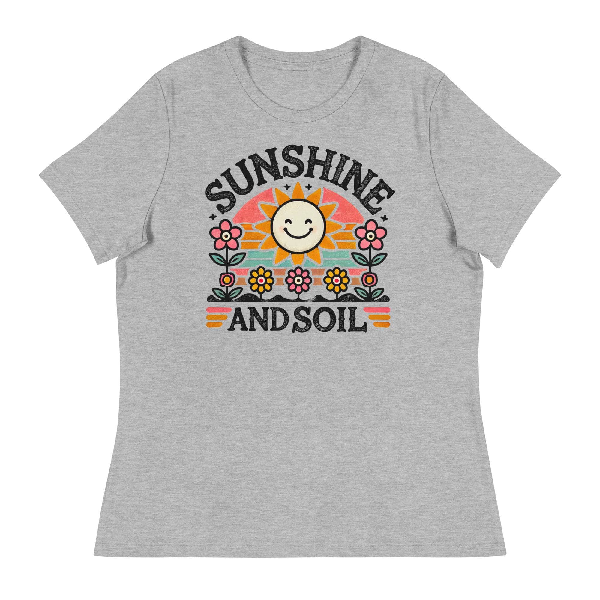 Sunshine and Soil Graphic T-Shirt - Comfortable Cotton Tee for Men & Women - Perfect for Outdoor Adventures, Gardening, and Casual Wear