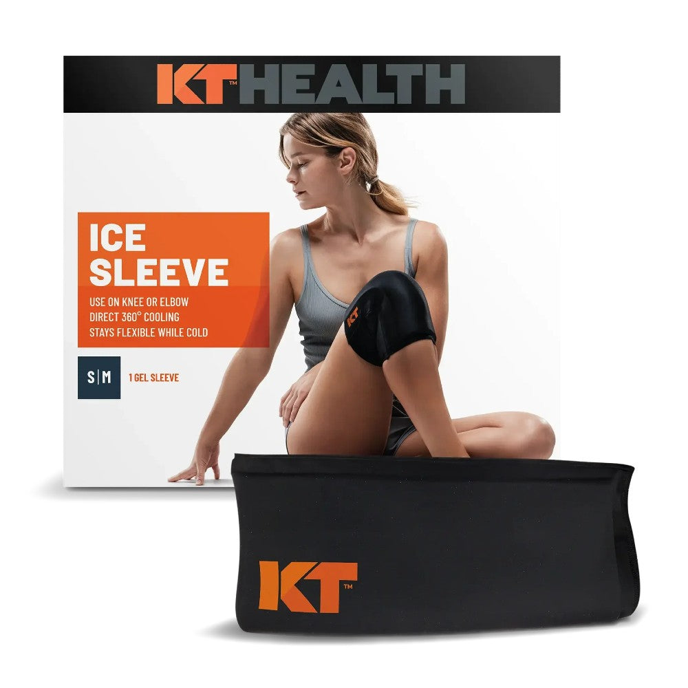 KT Tape Recovery Ice Sleeve - Cold Therapy Compression Wrap for Knee, Elbow & Joint Pain Relief - Perfect for Sports Injuries, Post-Workout Recovery & Arthritis Support