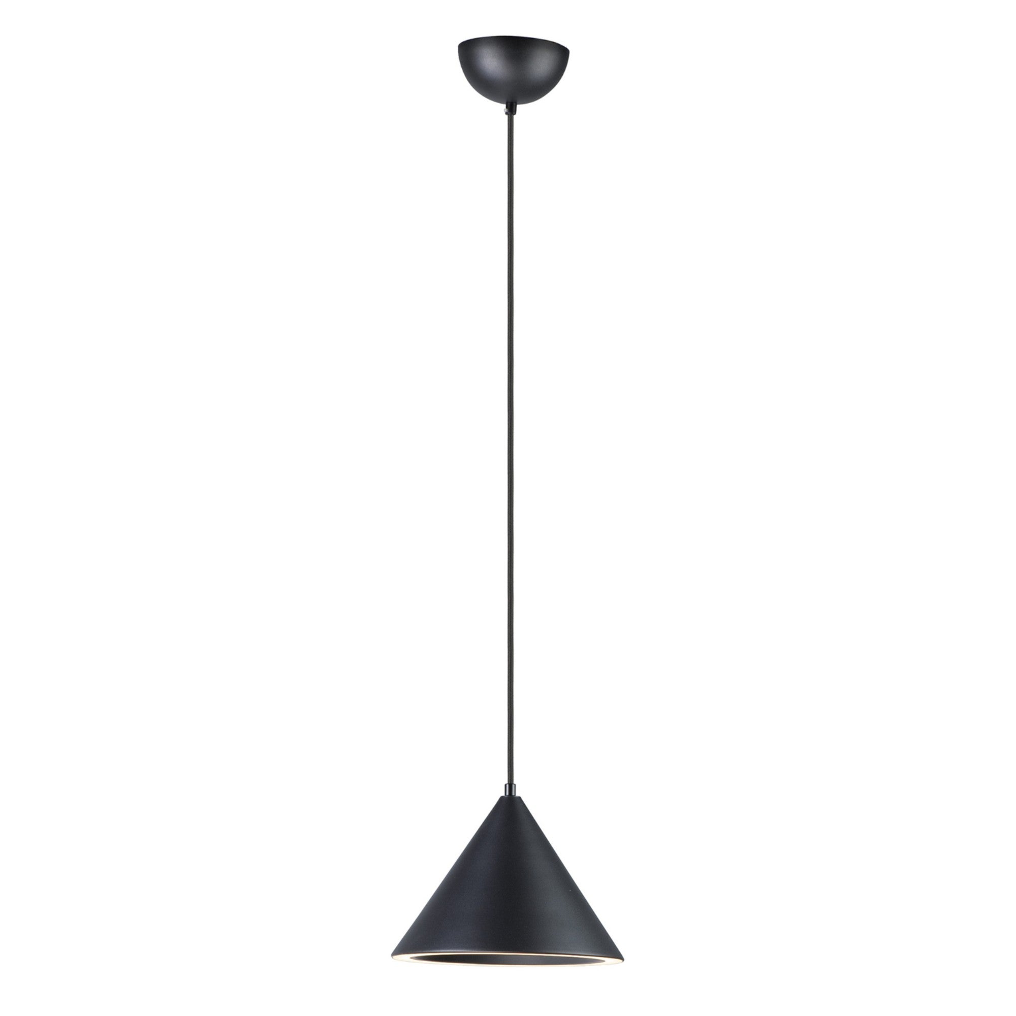 10 Inch Modern LED Pendant Light with Black Finish - Perfect for Kitchen Island, Dining Room, and Living Room Lighting