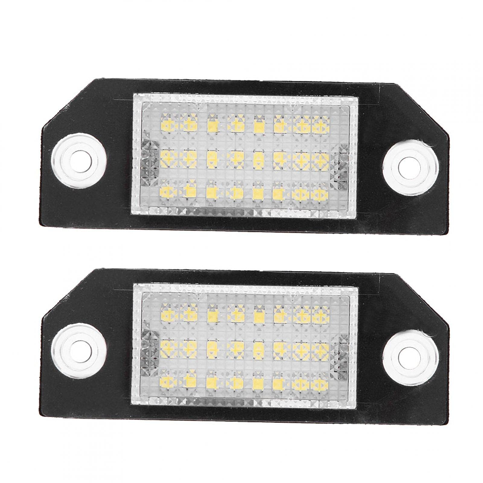 2PCS 24 LED License Plate Lights for Ford C-MAX Focus MK2 - Super Bright White LED Car Bulbs for Enhanced Visibility & Style | Perfect for Night Driving & Vehicle Customization