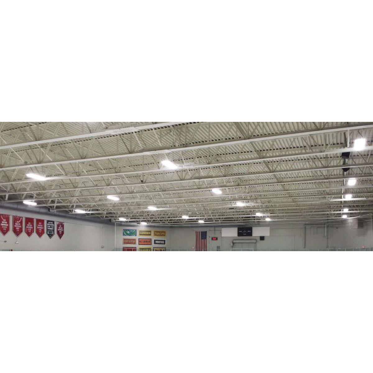 3ft LED Linear High Bay Light Fixture - 300W, 41500 Lumens, 5000K Daylight White, 120-277V - Perfect for Warehouses, Garages & Commercial Spaces