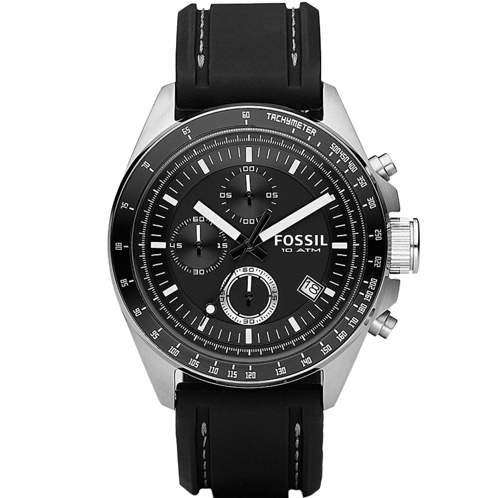 Fossil CH2573IE Decker Chronograph Watch for Men - Stylish Analog Quartz Timepiece with Leather Strap - Perfect for Business, Casual & Everyday Wear