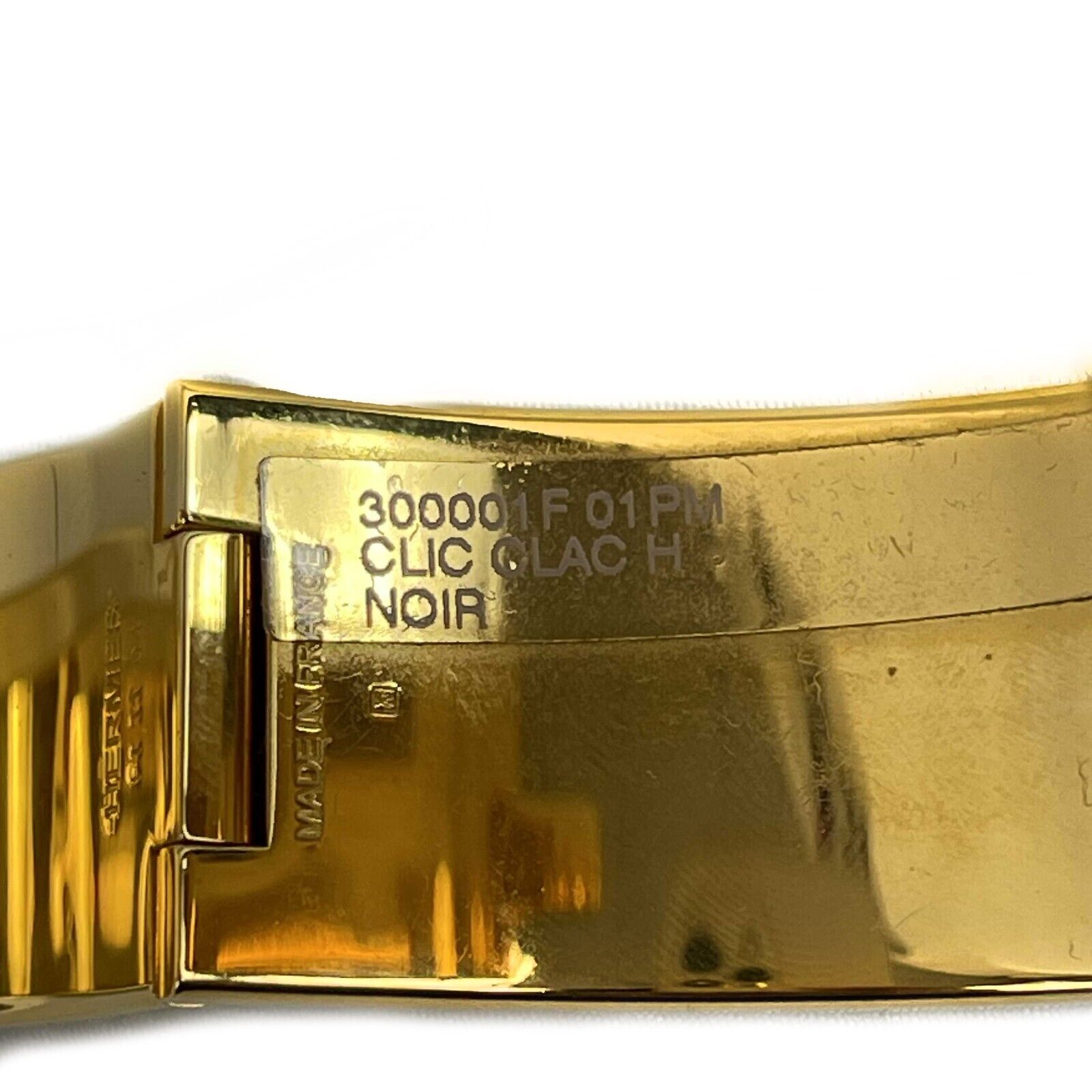 Hermes Clic Clac H Bracelet - Gold & Black Enamel Cuff Bangle for Women | Luxury Fashion Jewelry Gift for Her | Perfect for Parties, Weddings & Special Occasions