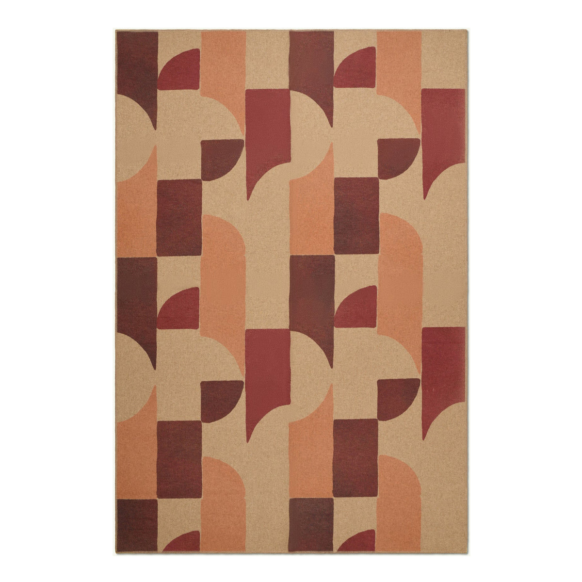 Eco-Friendly Arch Jute Washable Rug - Natural Fiber Floor Mat for Living Room, Bedroom & Entryway - Durable & Stylish Home Decor