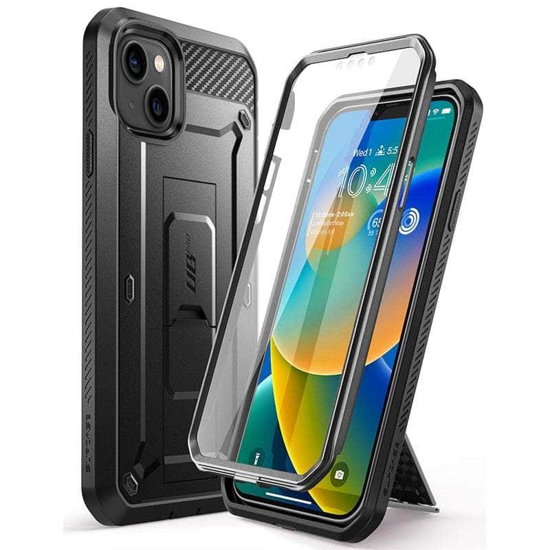 SUPCASE UB Pro Rugged Holster Case for iPhone 14 - Full Body Protection with Kickstand | Perfect for Outdoor, Work & Active Lifestyles