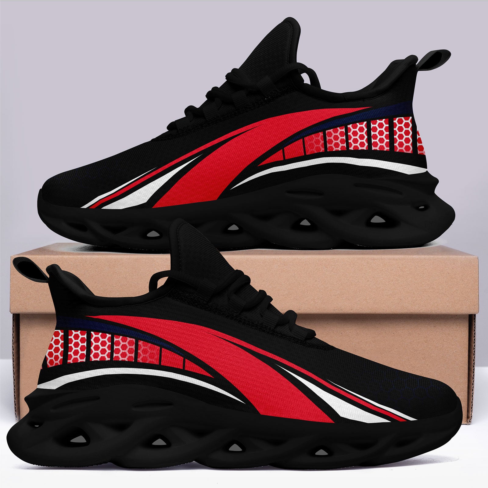 Custom Maxsoul Personalized Sneakers - Breathable Lightweight Running Shoes for Men & Women | Gym Workout, Jogging, Casual Wear (Style: FN003 E025022)