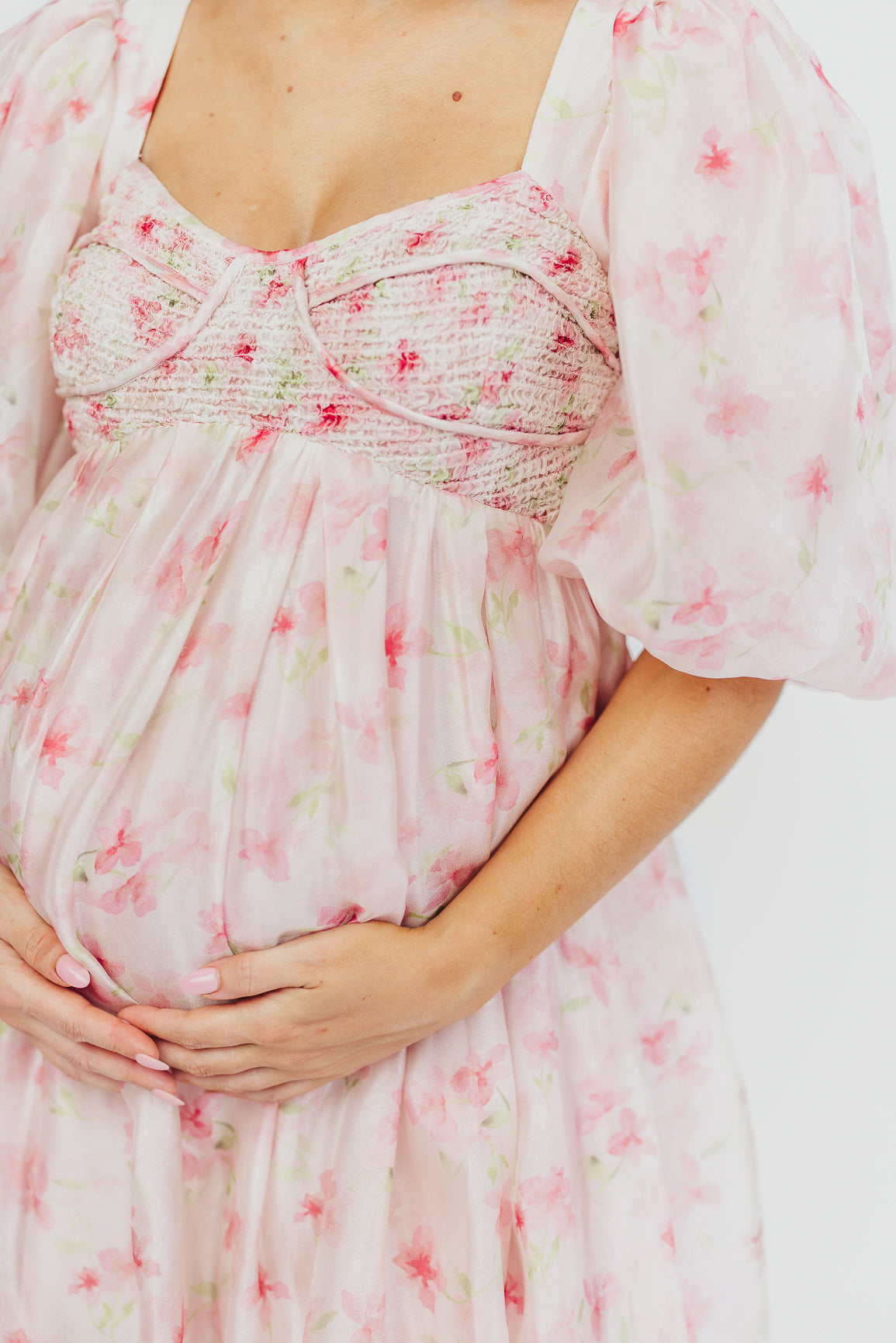 Harlow Maxi Dress in Pink - Bump Friendly Maternity Dress, Inclusive Sizing (S-3XL) | Flowy Summer Dress for Beach, Vacation & Everyday Wear