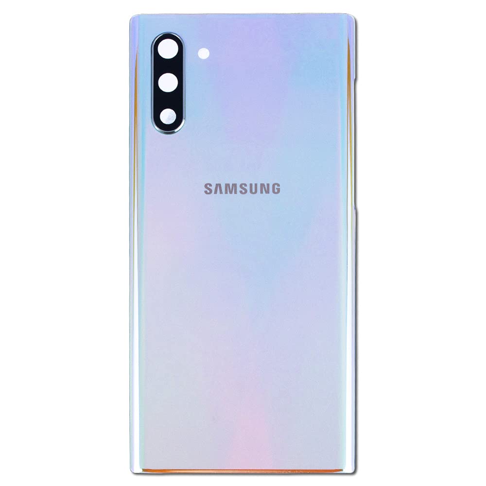 Premium Vertical Back Cover with Camera Lens Protector for Samsung Galaxy Note 10 (Aura Glow) - Slim Protective Case for Work, Travel & Everyday Use