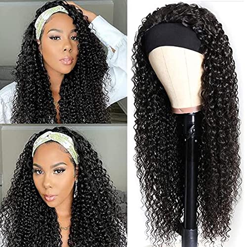 Curly Headband Wig