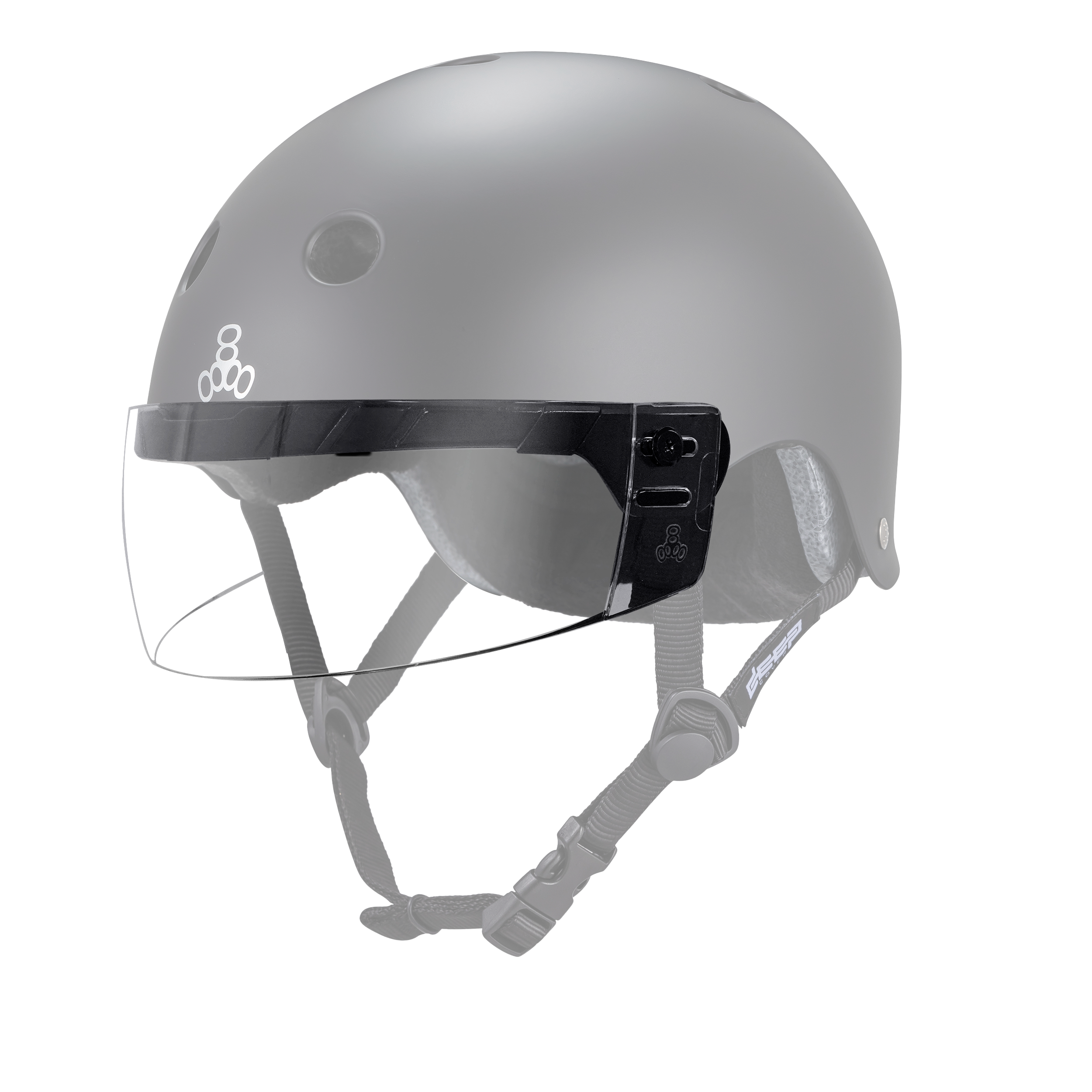 Deep Cover Visor Crown Kit - Universal Fit for Motorcycle Helmets, Enhanced Safety & Comfort for Riding - Perfect for Street Bikes, Cruisers & Touring Motorcycles
