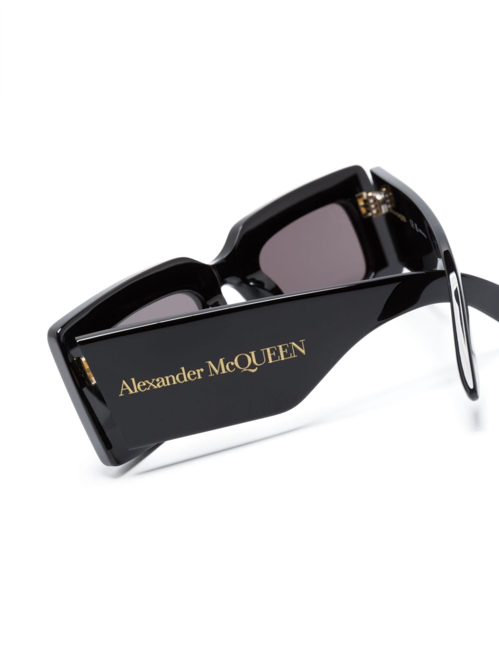 Alexander McQueen Black Sunglasses for Women & Men - Luxury Designer Shades for Fashion, Travel & Outdoor Activities